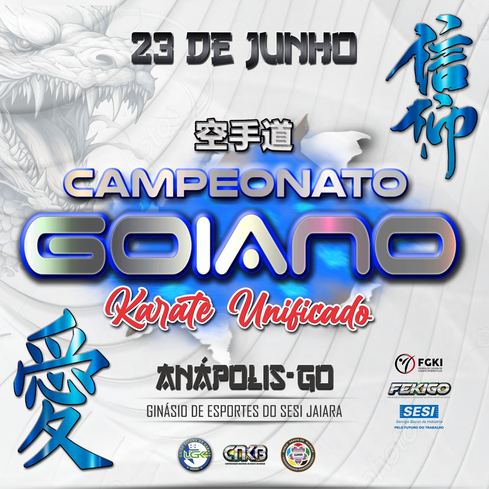 CAMPEONATO GOIANO DE KARATE UNIFICADO UGK
